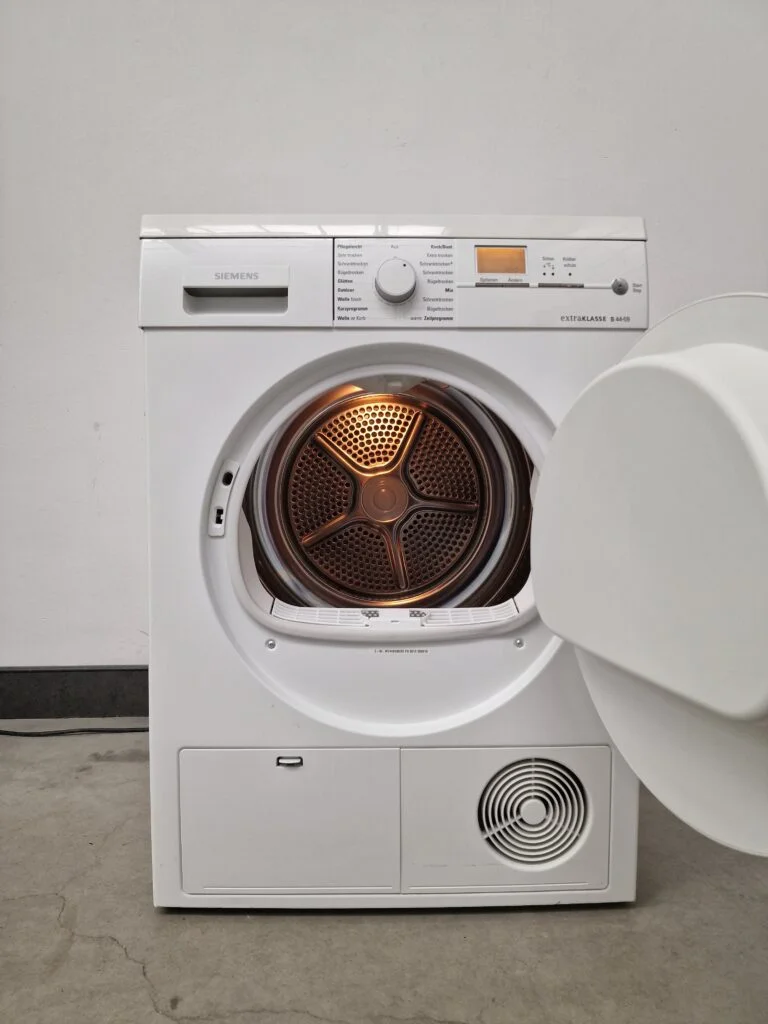 Siemens WT44S590 condensdroger met 7 kg laadvermogen en autoDry.