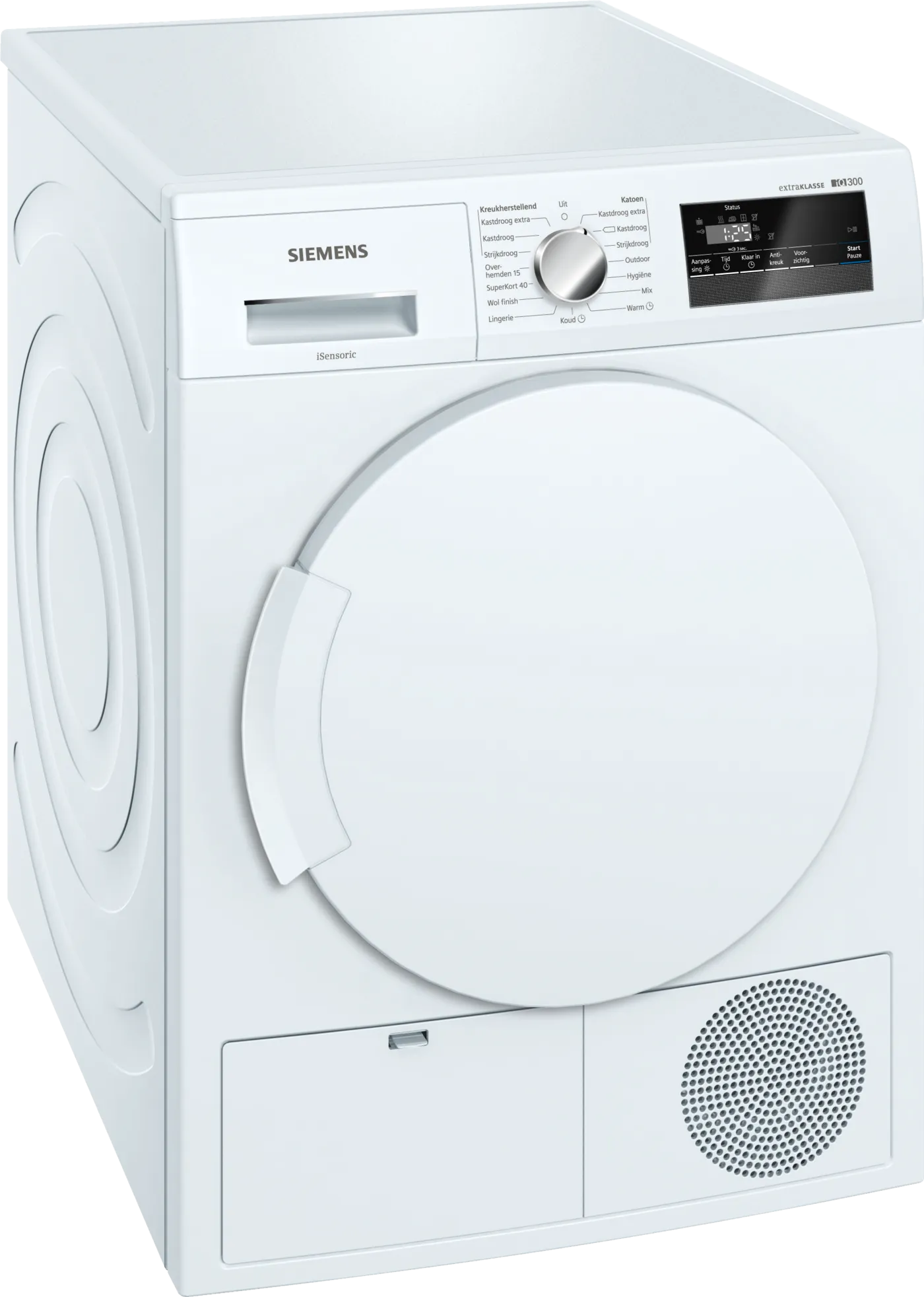 Siemens iQ300 WT45N305NL condensdroger 7 kg met autoDry, SoftDry en SuperKort 40
