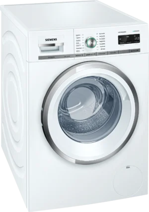 Siemens iQ700 WM14W490 wasmachine 8 kg 1400 toeren met iQdrive, waterPerfect Plus en aquaStop.