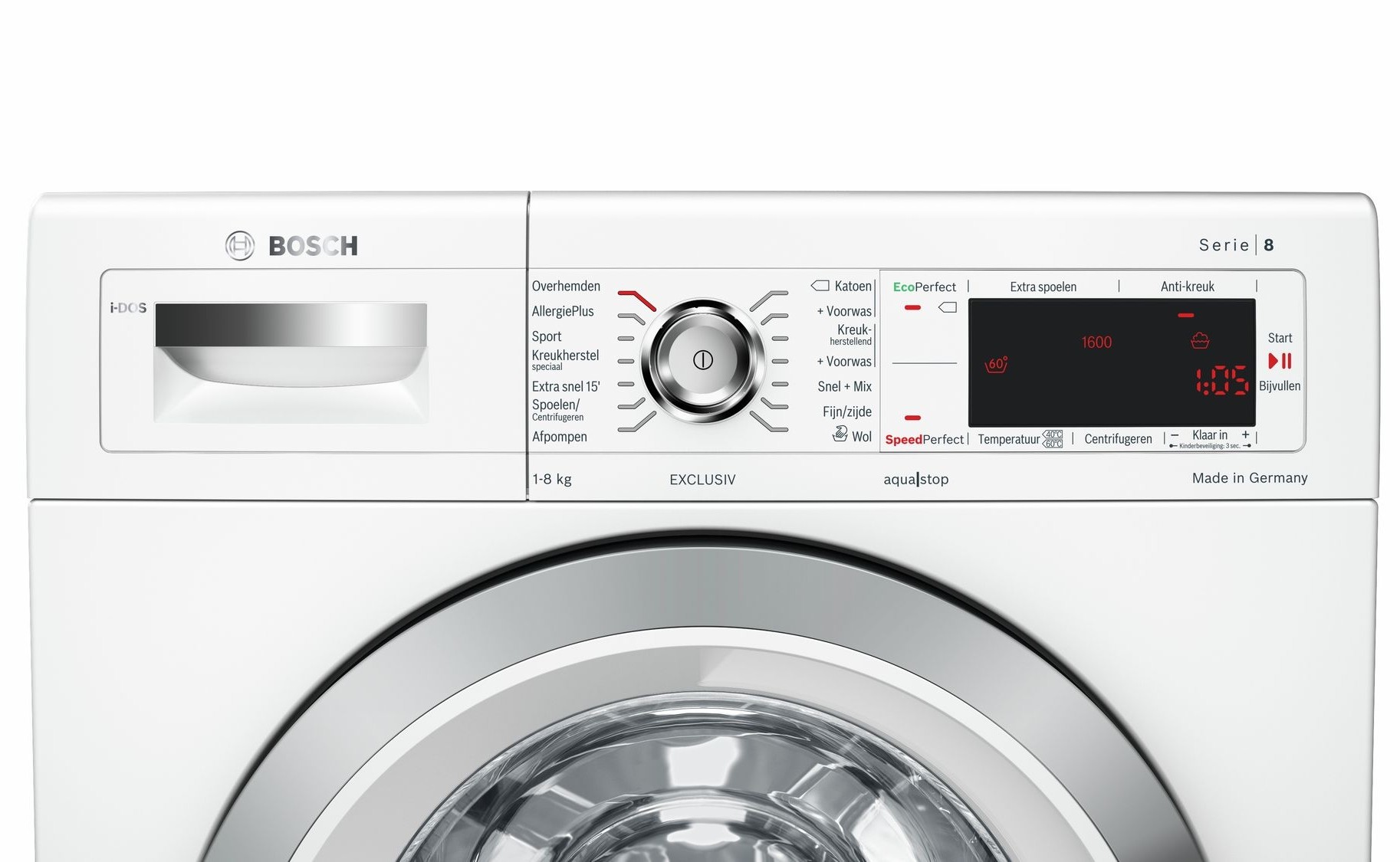 Bosch Serie 8 WAW32582NL wasmachine 8 kg 1600 toeren EcoSilence Drive