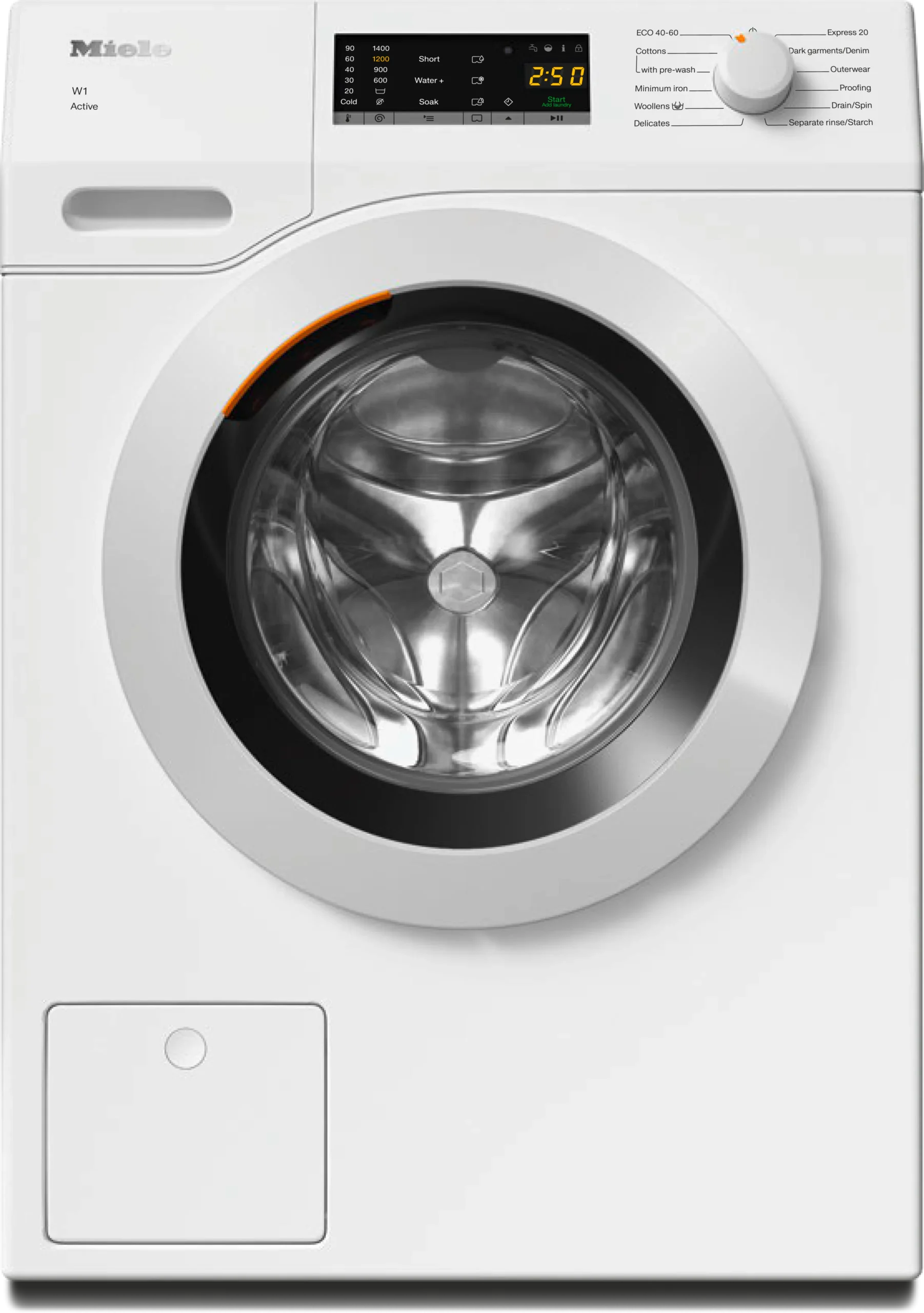 Miele W1 WCA030 WCS Active wasmachine 7 kg 1400 toeren lotuswit