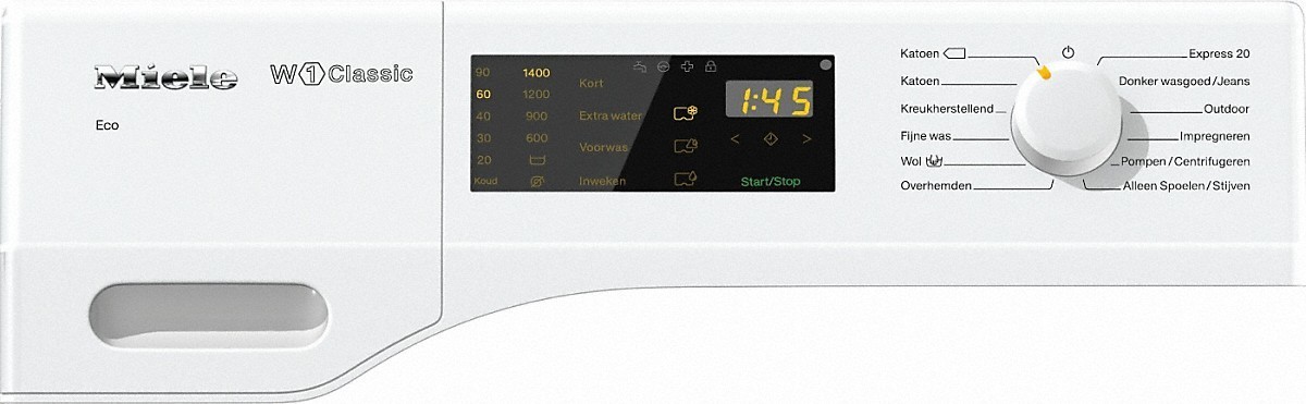 Miele W1 WCA030 WCS Active wasmachine 7 kg 1400 toeren lotuswit
