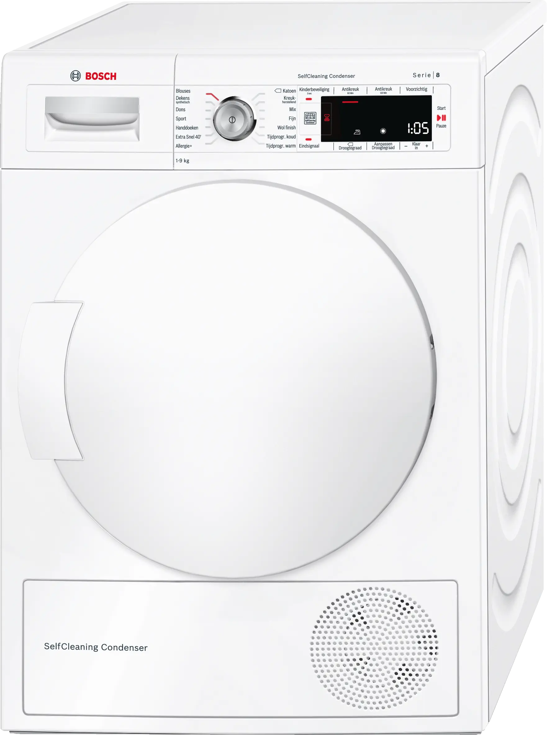 Bosch Serie 8 WTW84562NL warmtepompdroger 9 kg met SelfCleaning Condenser