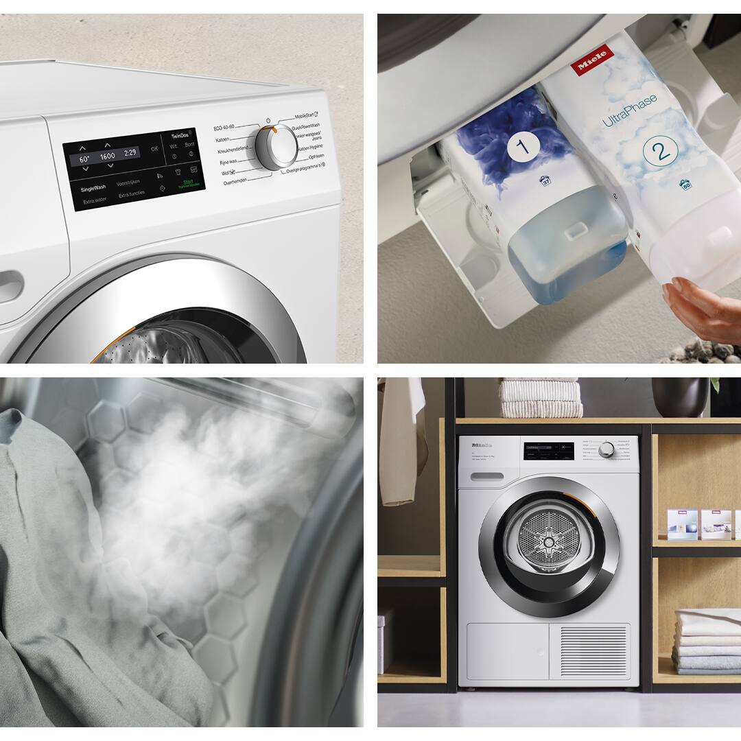 Miele WEI335 XL WPS wasmachine 9 kg 1600 toeren met PowerWash