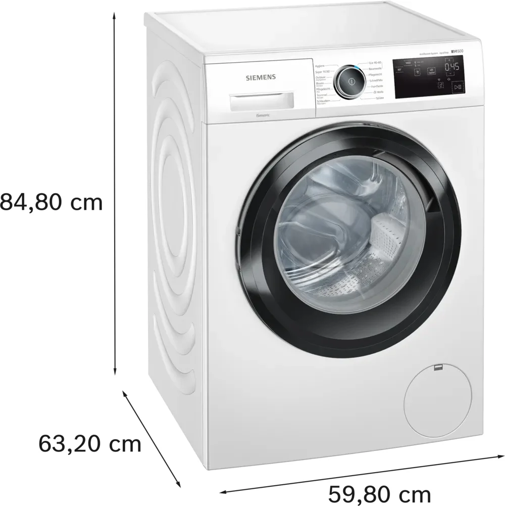 Siemens iQ500 WM14UR5EM2 wasmachine 9 kg 1400 toeren energieklasse A