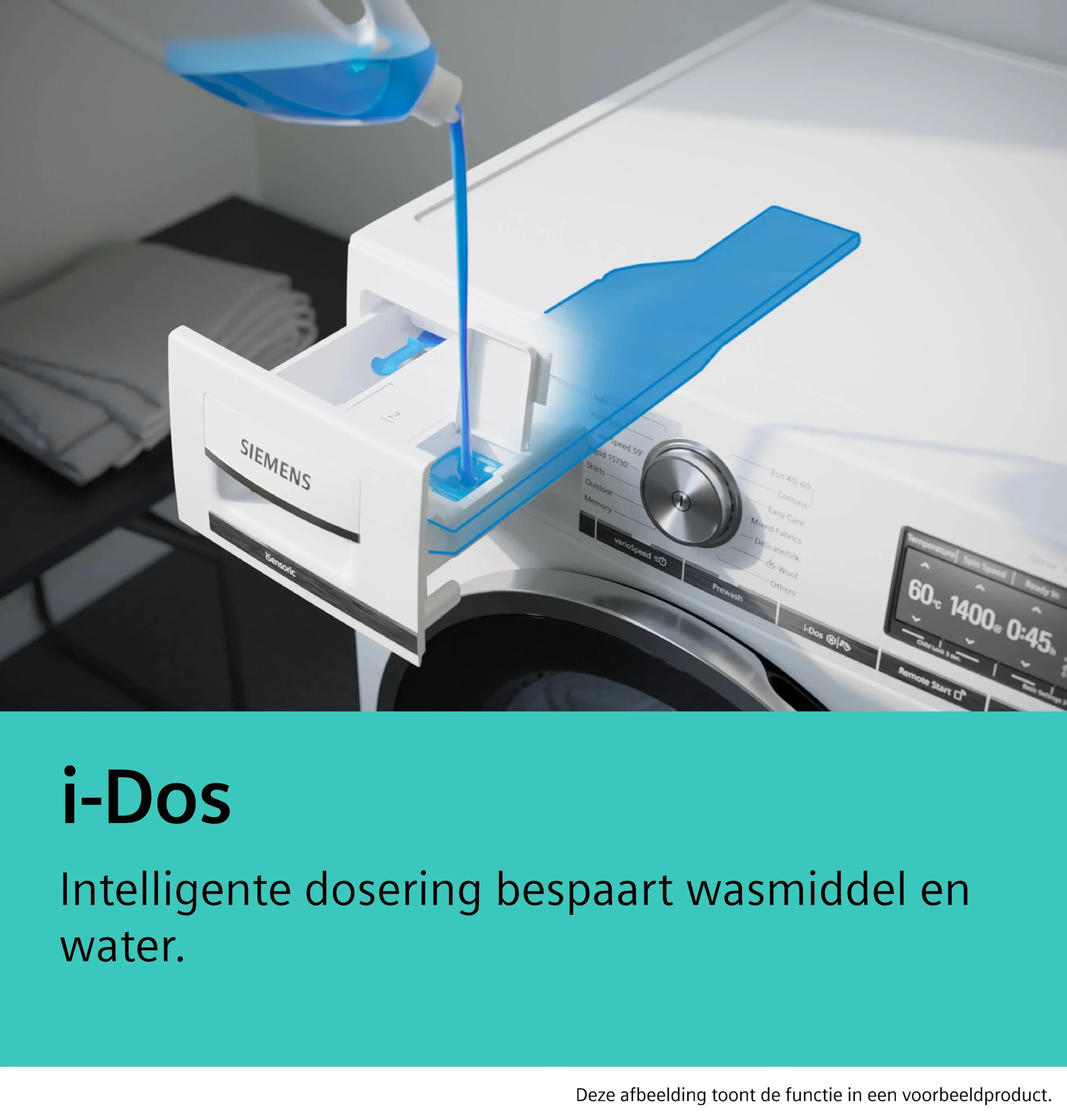 Siemens iQ800 WM16Y841NL wasmachine 9 kg 1600 toeren met i-DOS