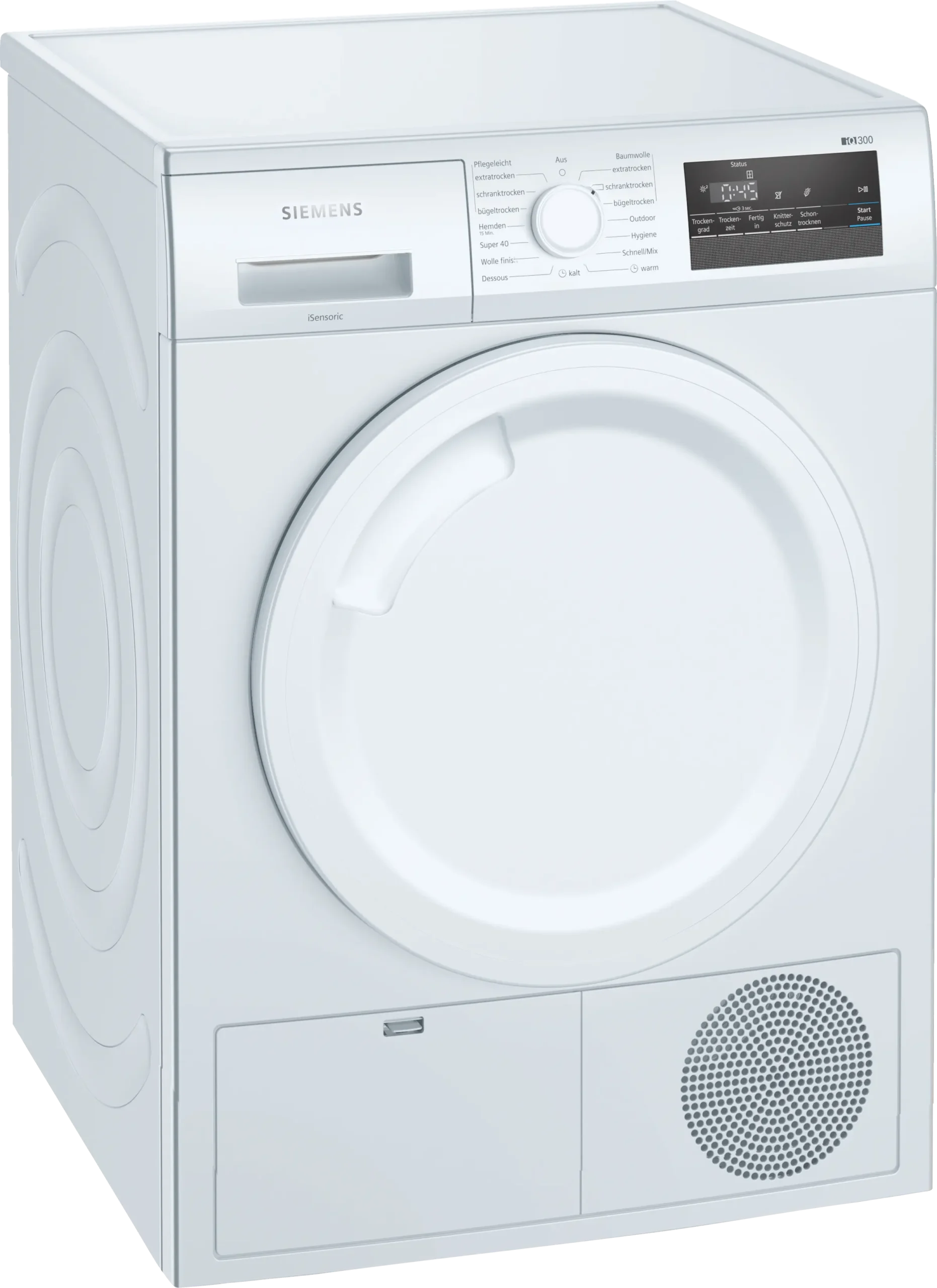 AEG T71270AC witte condensdroger 7 kg met sensorgestuurde droging