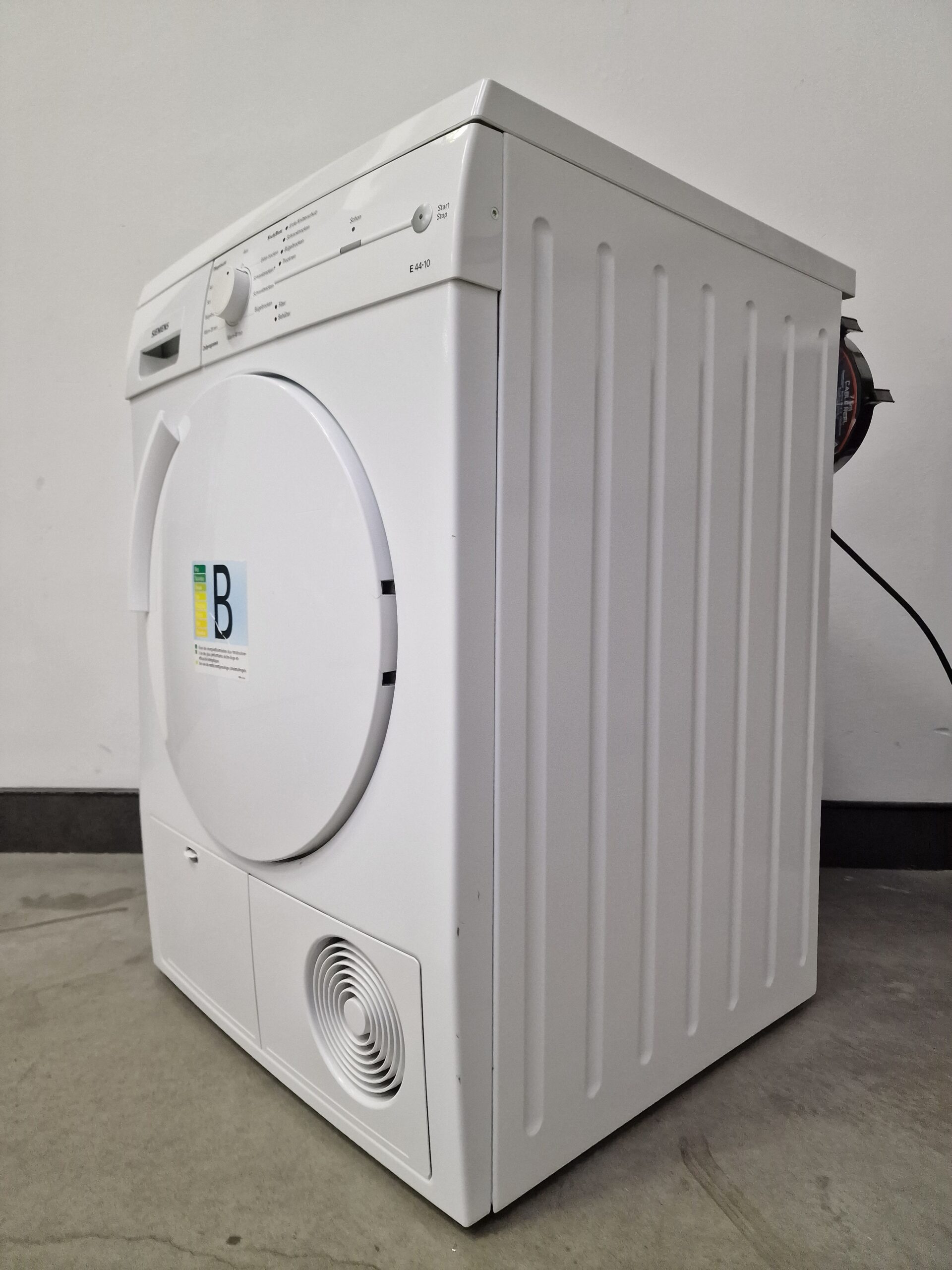 Siemens WT44E101 witte condensdroger 7 kg met sensorgestuurde droging