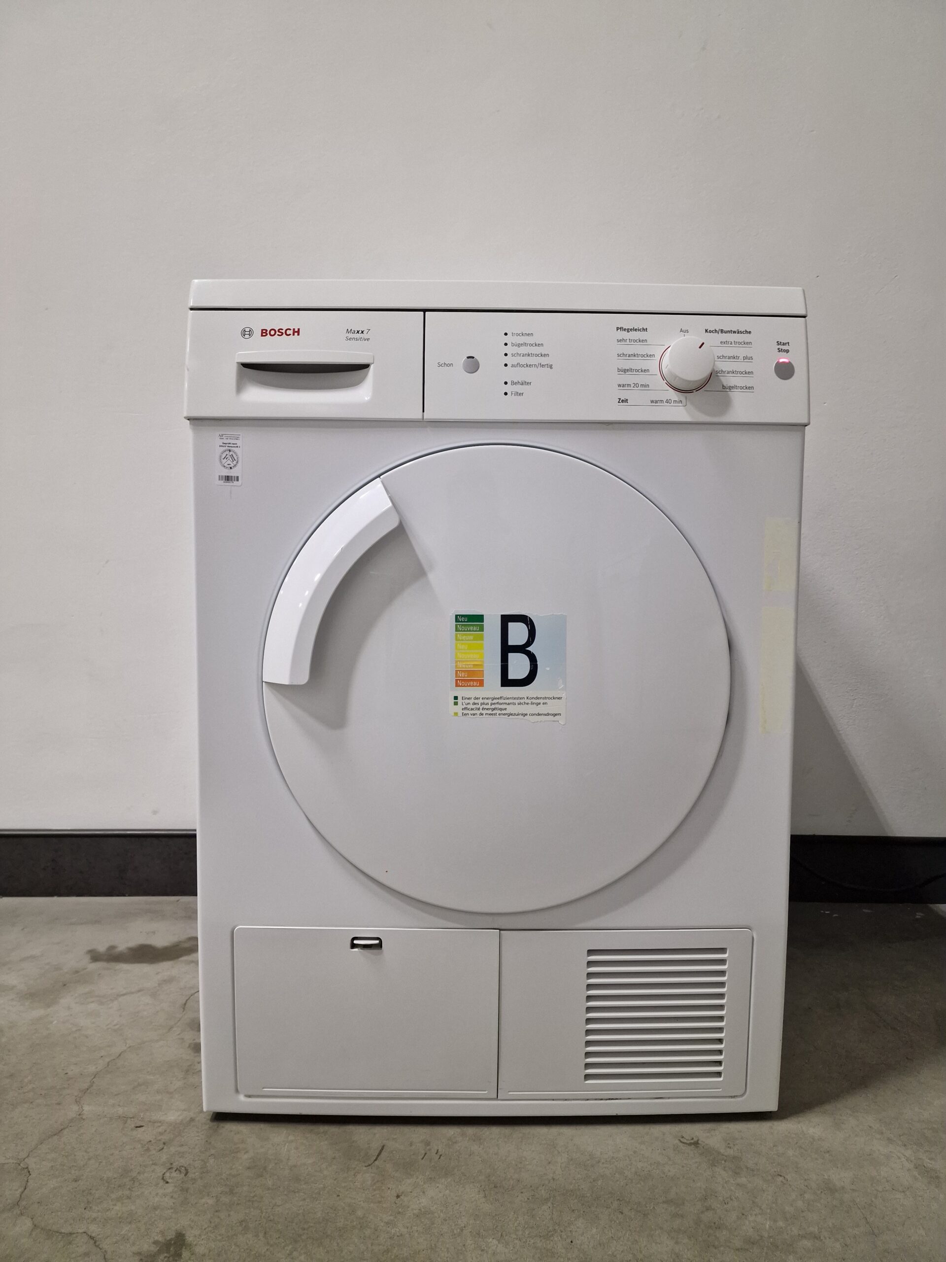 Bosch WTE84101 witte condensdroger 7 kg met AutoDry