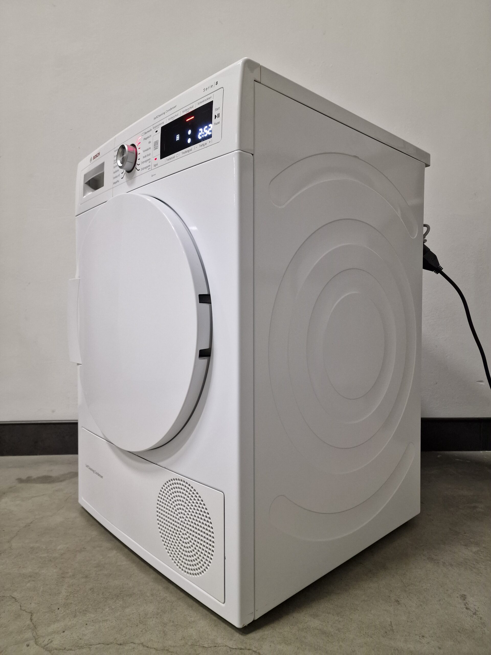 Bosch Serie 8 WTW845W0 witte warmtepompdroger 8 kg met AutoDry en SelfCleaning Condenser