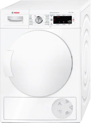 Bosch Serie 8 WTW845W0 witte warmtepompdroger 8 kg met AutoDry en SelfCleaning Condenser