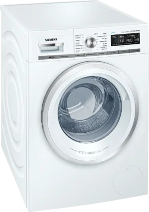 Siemens iQ700 WM14W5EM witte wasmachine 9 kg 1400 toeren met varioPerfect