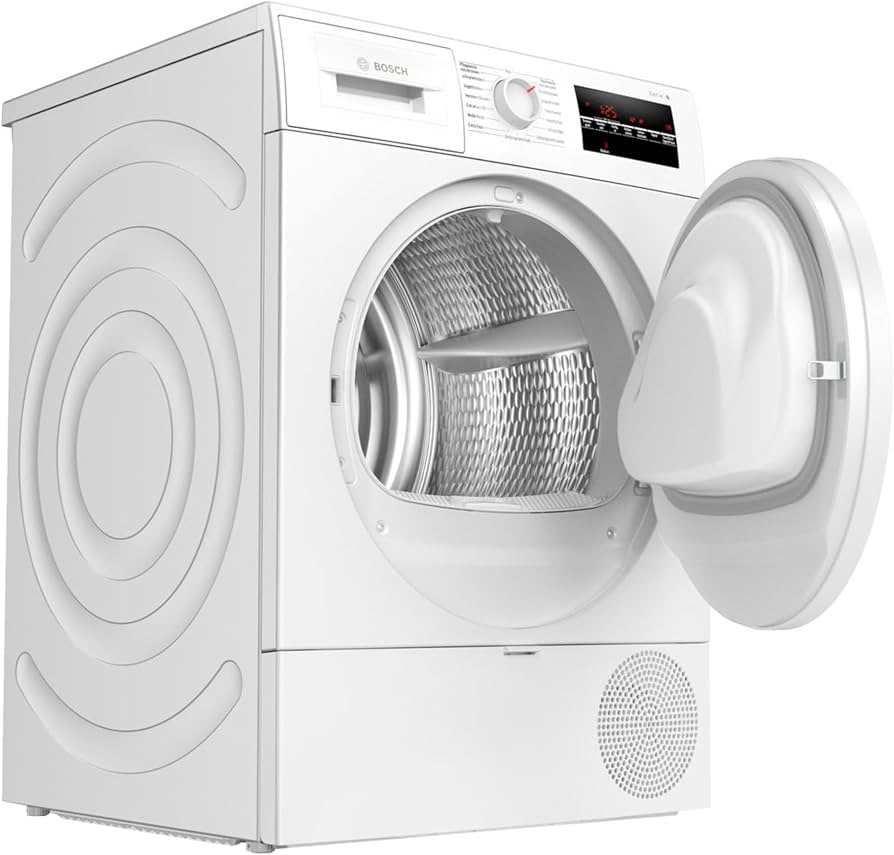 Bosch Serie 4 WTH83002 witte warmtepompdroger 7 kg met AutoDry en SensitiveDrying