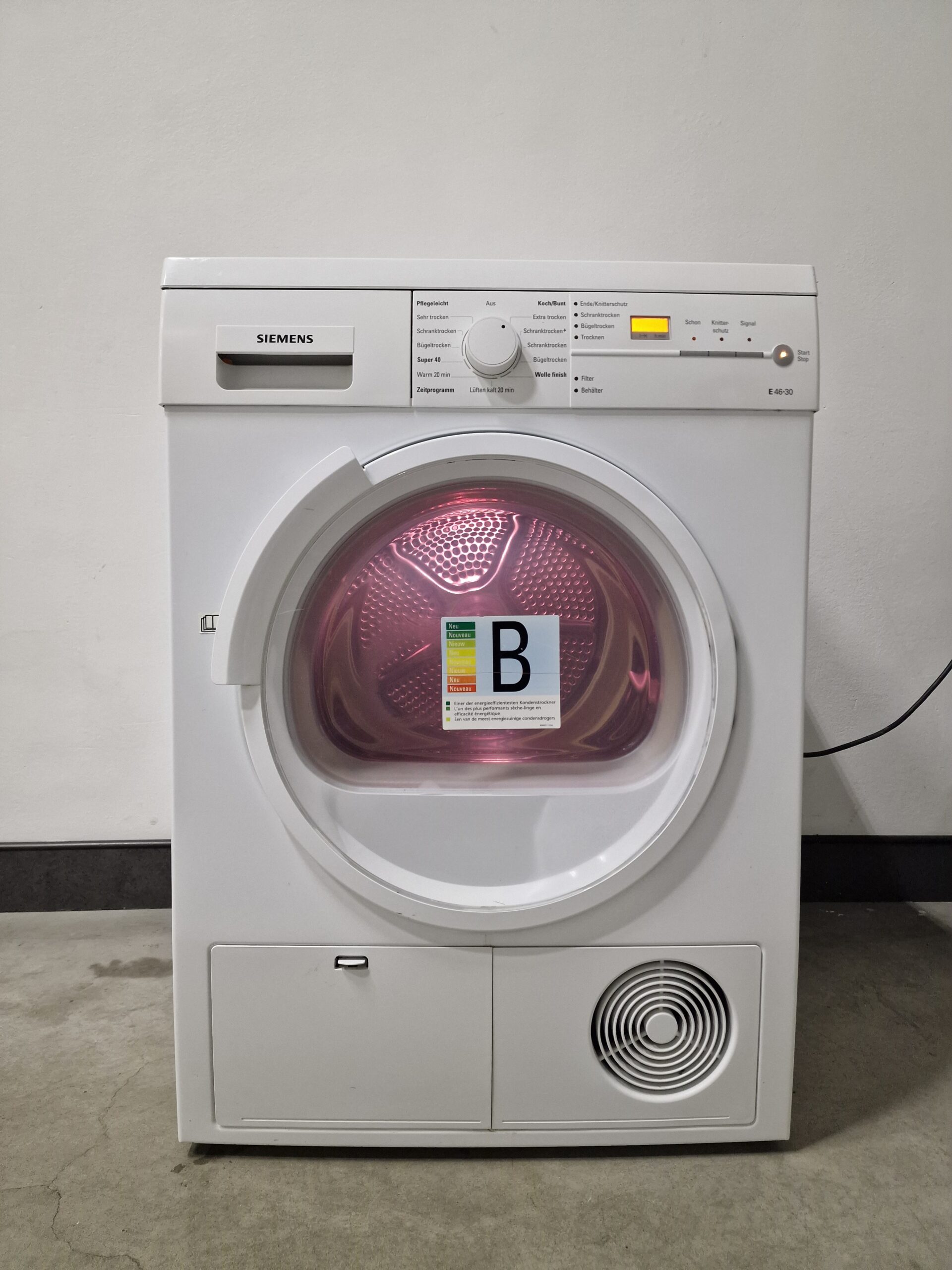 Siemens iQ300 WT46E304NL condensdroger 7 kg met autoDry