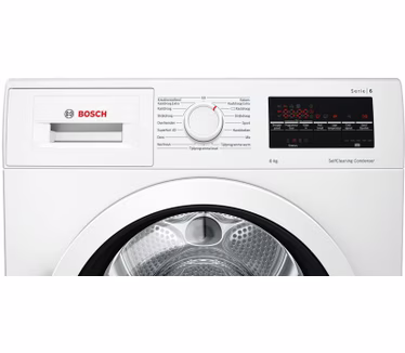 Bosch Serie 6 WTW85466NL witte warmtepompdroger 8 kg met SelfCleaning Condenser en AutoDry