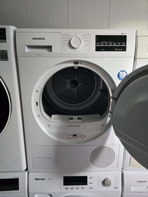 Siemens iQ500 WT45W493 witte warmtepompdroger 7 kg met SelfCleaning Condenser