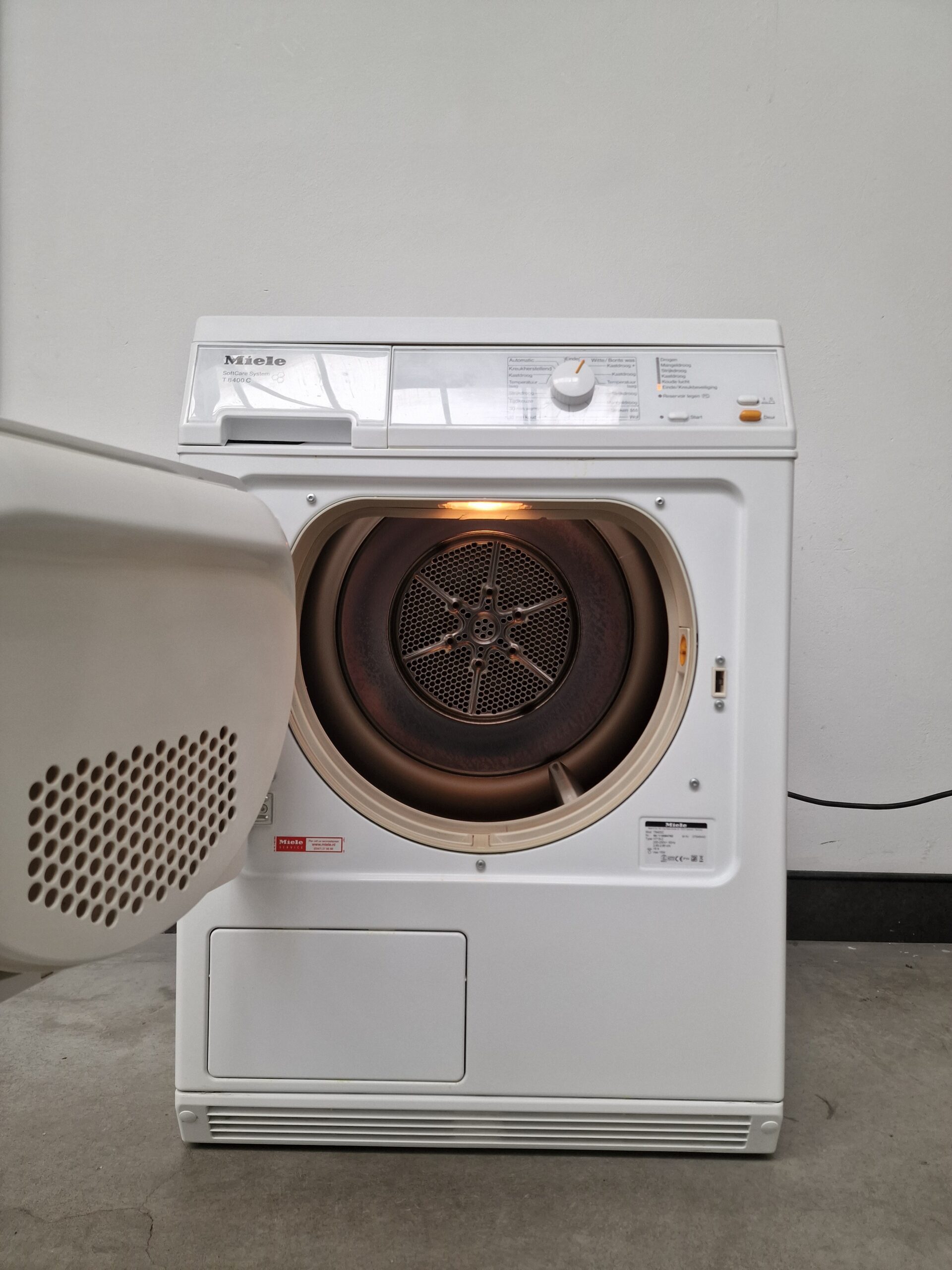 Miele T8400C SoftCare witte condensdroger 6 kg