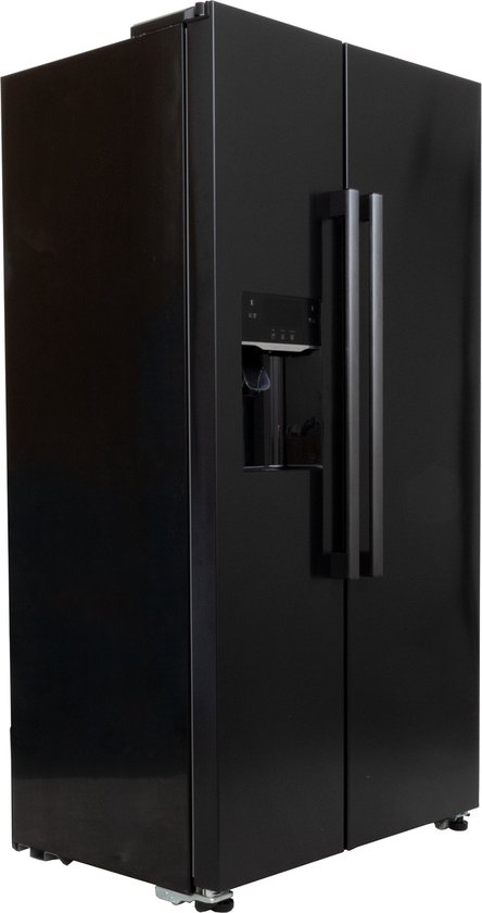Frilec BONNSBS-666-HCF-040EDI Amerikaanse koelkast 513 liter Dark Inox met ijsblokjesmaker en waterdispenser
