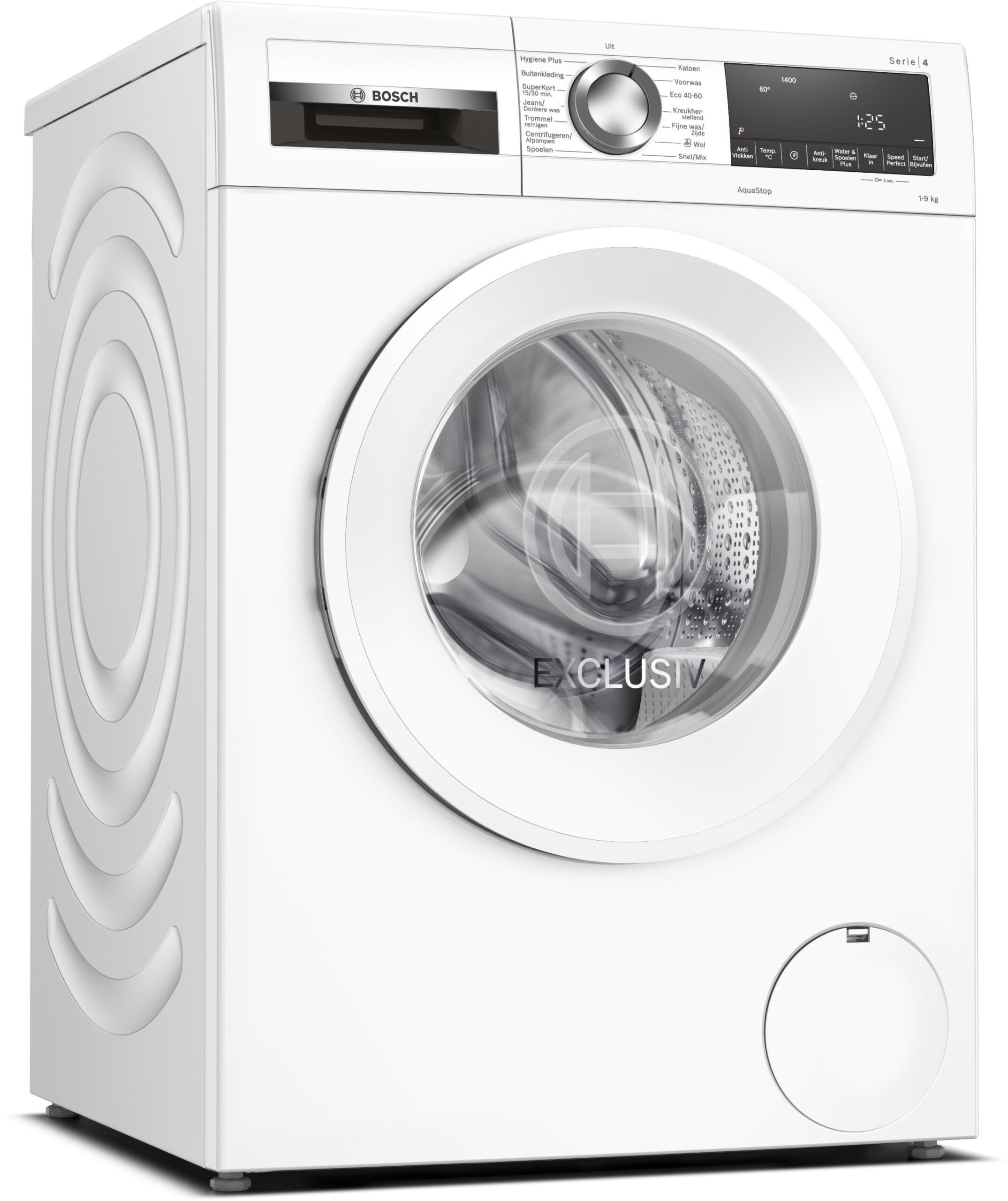 Bosch Serie 4 WGG04409NL witte wasmachine 9 kg 1400 toeren met SpeedPerfect en energieklasse A