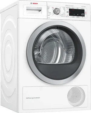 Bosch Serie 8 WTW87563NL witte warmtepompdroger 9 kg met SelfCleaning Condenser en AutoDry