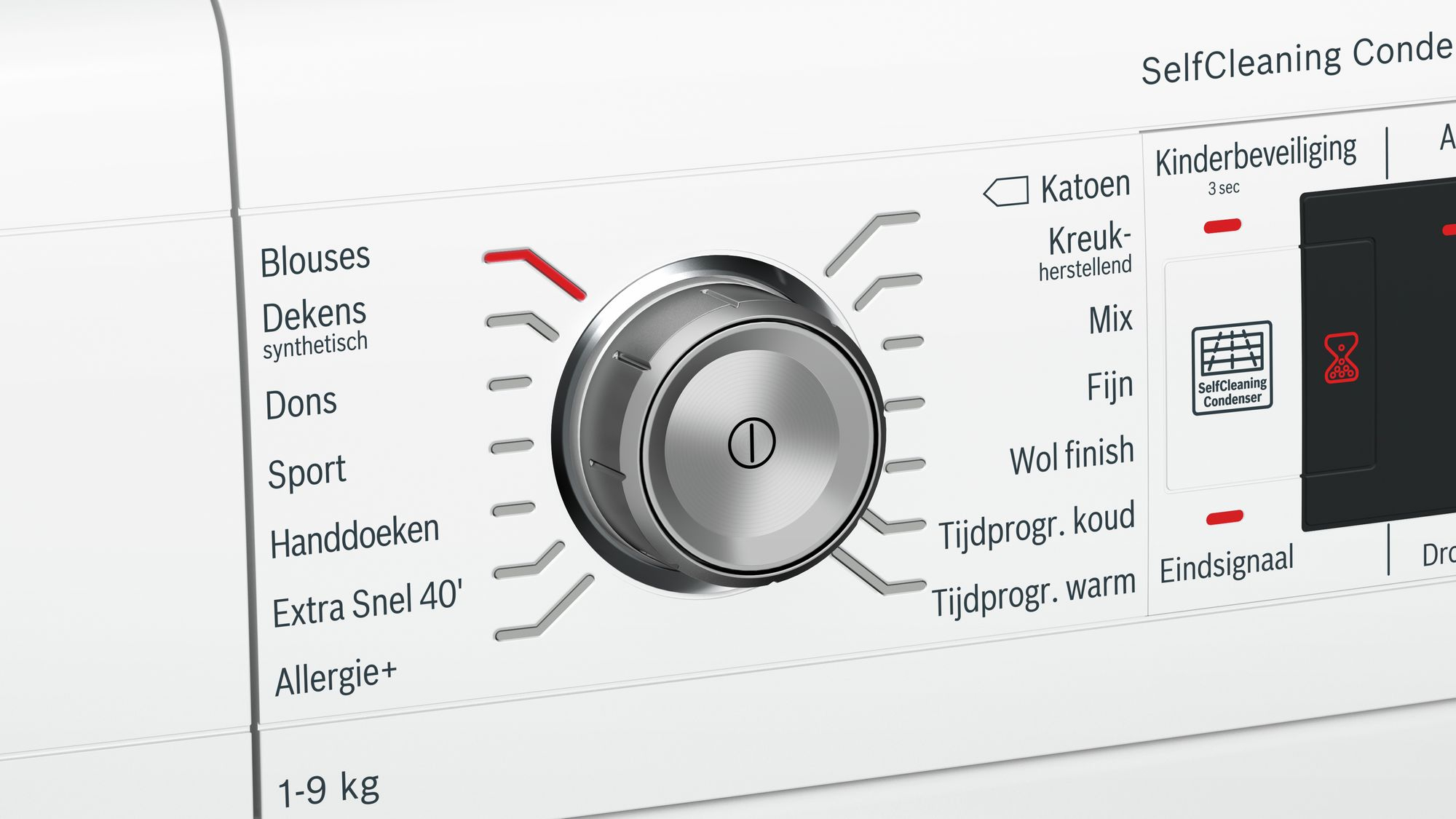 Bosch Serie 8 WTW87563NL witte warmtepompdroger 9 kg met SelfCleaning Condenser en AutoDry
