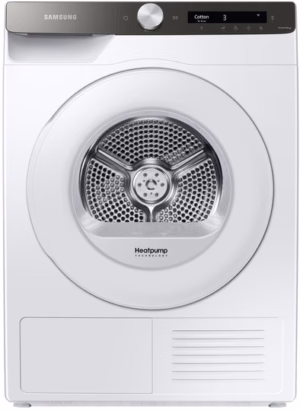 Samsung DV80T5220TT/S2 witte warmtepompdroger 8 kg met OptimalDry AI Control en SmartThings