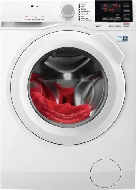 AEG 6000 ProSense L6FB84GW witte wasmachine 8 kg 1400 toeren voorlader