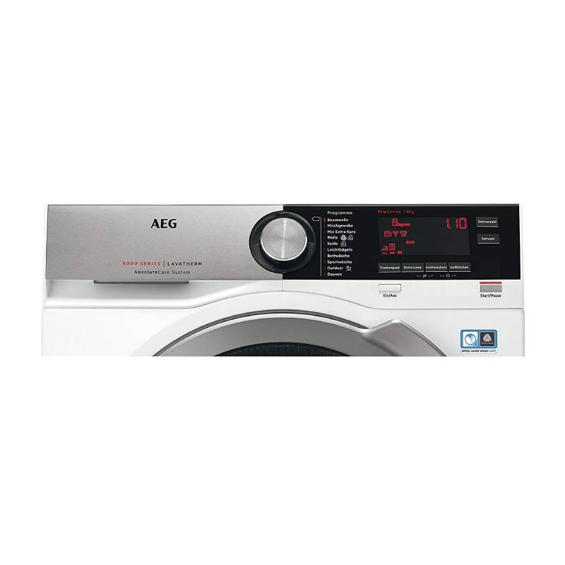 AEG 8000 T8DE86685 witte warmtepompdroger 8 kg met AbsoluteCare, SensiDry en ÖKOFlow