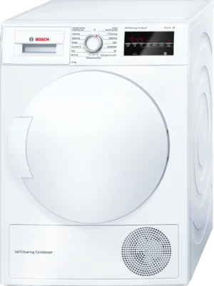 Bosch Serie 6 WTW83460 witte warmtepompdroger 7 kg met SelfCleaning Condenser en AutoDry