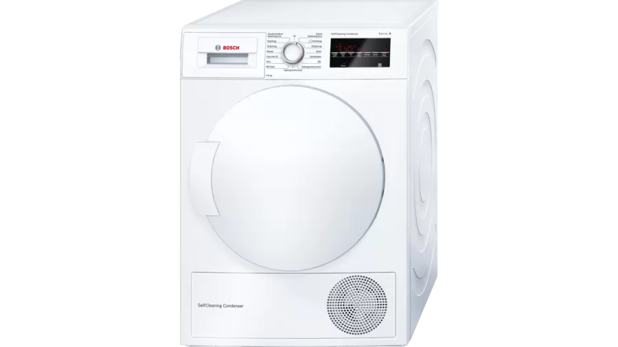 Bosch Serie 6 WTW83460 witte warmtepompdroger 7 kg met SelfCleaning Condenser en AutoDry