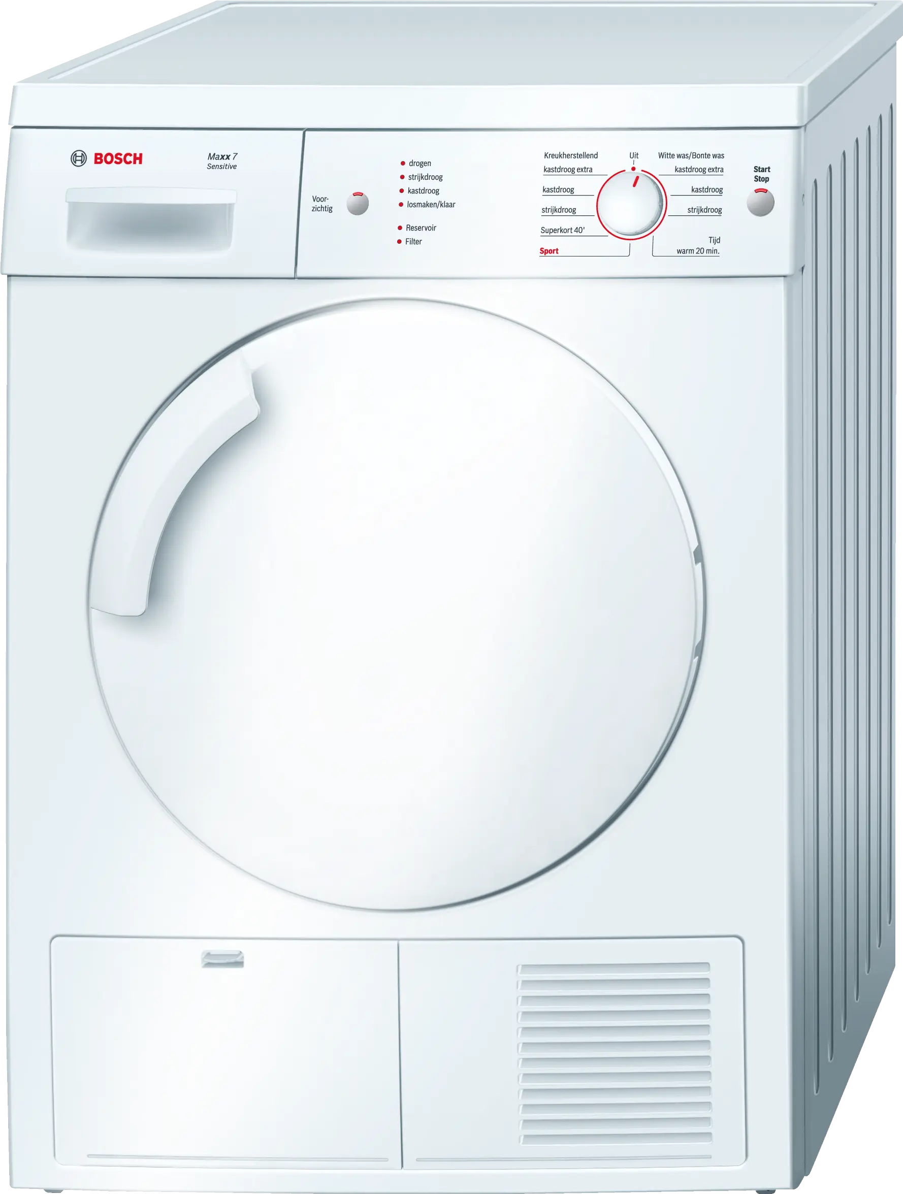 Bosch Serie 4 WTE84103NL witte condensdroger 7 kg met AutoDry
