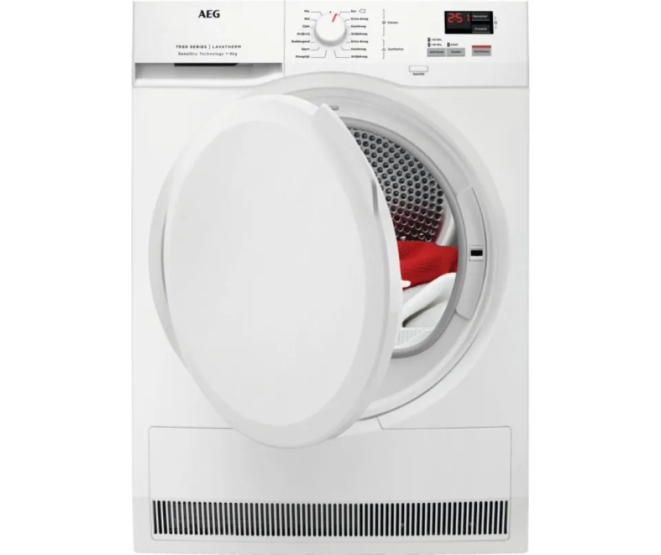 AEG Lavatherm T71270AC witte condensdroger 7 kg met elektronische vochtsensor en digitaal display