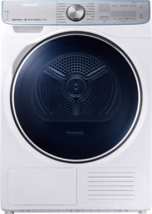 Samsung DV90N8289AW witte warmtepompdroger 9 kg met QuickDrive en OptimalDry