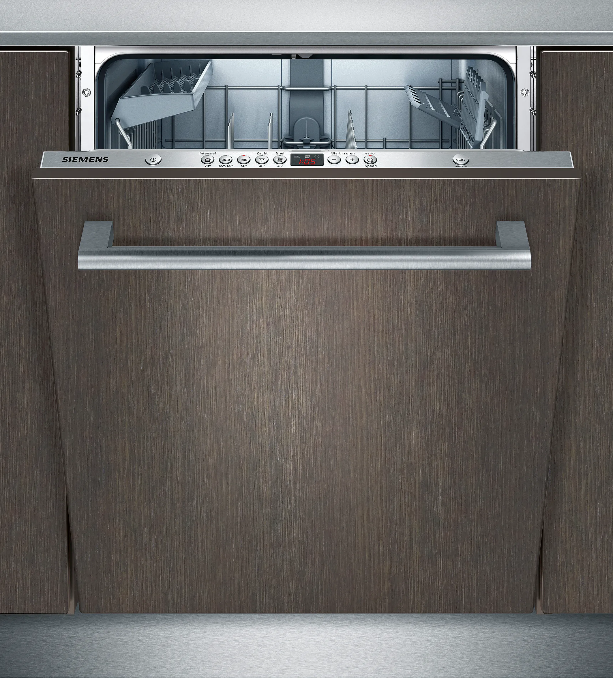 Siemens iQ500 SN69M033NL Volledig geïntegreerde vaatwasser 60 cm | 13 couverts & aquaStop