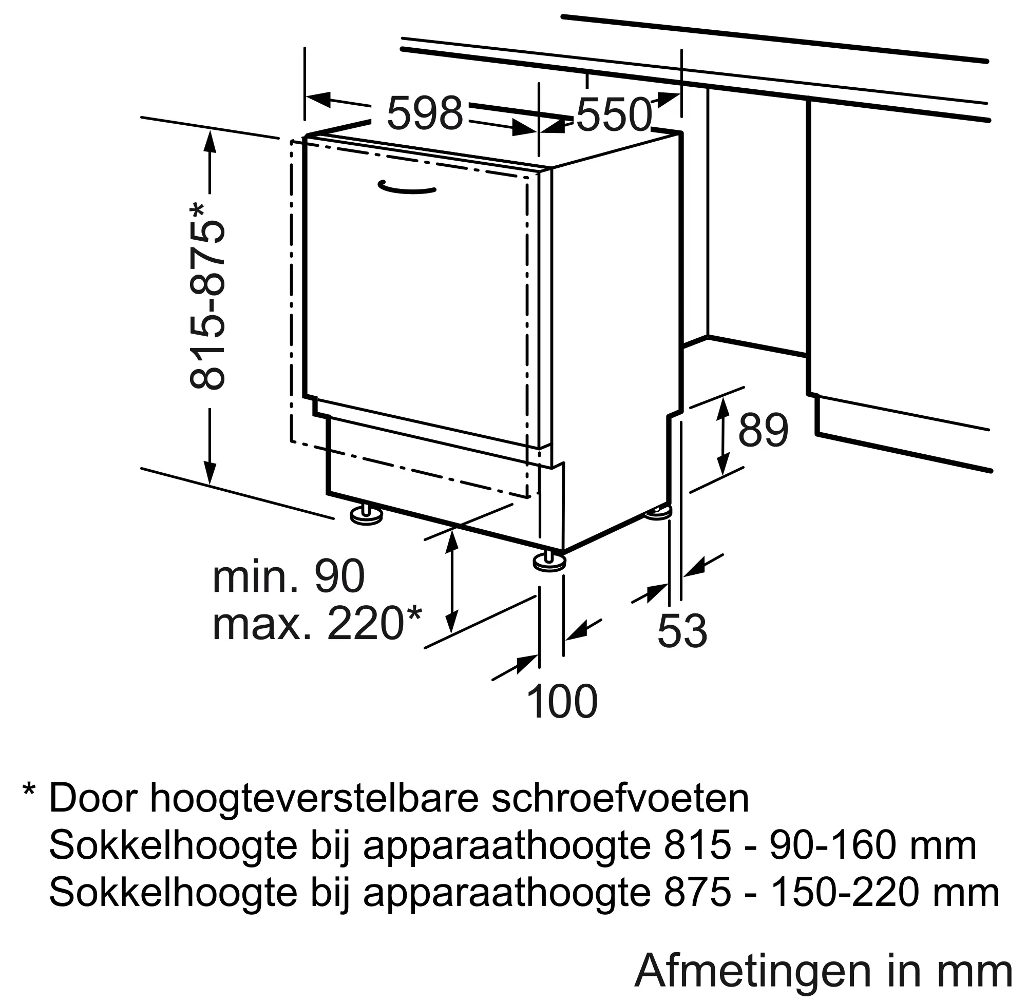 Siemens iQ500 SN69M033NL Volledig geïntegreerde vaatwasser 60 cm | 13 couverts & aquaStop - Afbeelding 3