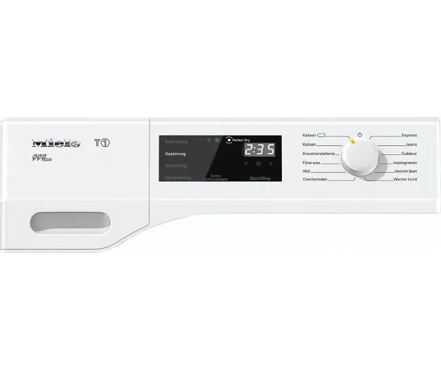 Miele T1 TCH630WP Eco XL warmtepompdroger 9 kg met EcoDry en PerfectDry