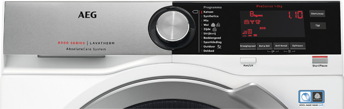 AEG 8000 T8DE86CS warmtepompdroger 8 kg met AbsoluteCare en SensiDry