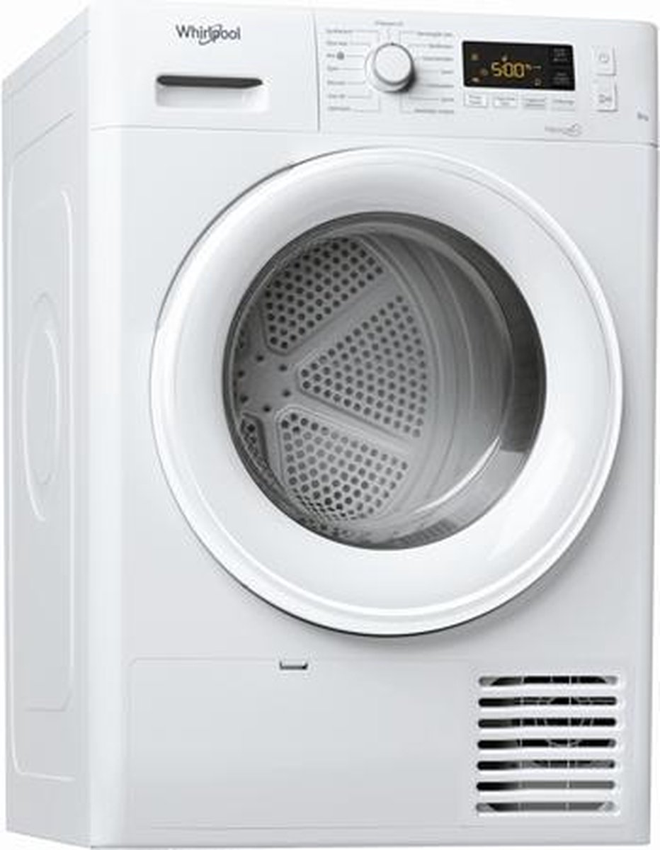 Whirlpool FTNL M11 82 warmtepompdroger 8 kg wit met FreshCare+ en sensorgestuurde droging