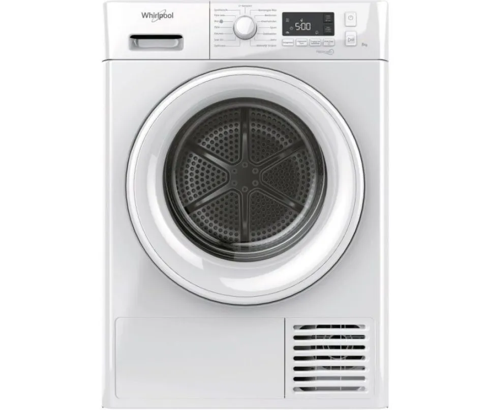 Whirlpool FTNL M11 82 warmtepompdroger 8 kg wit met FreshCare+ en sensorgestuurde droging