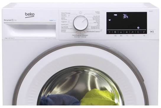 Beko B3WT5841WS2 wasmachine 8 kg 1400 toeren met SteamTherapy en HomeWhiz
