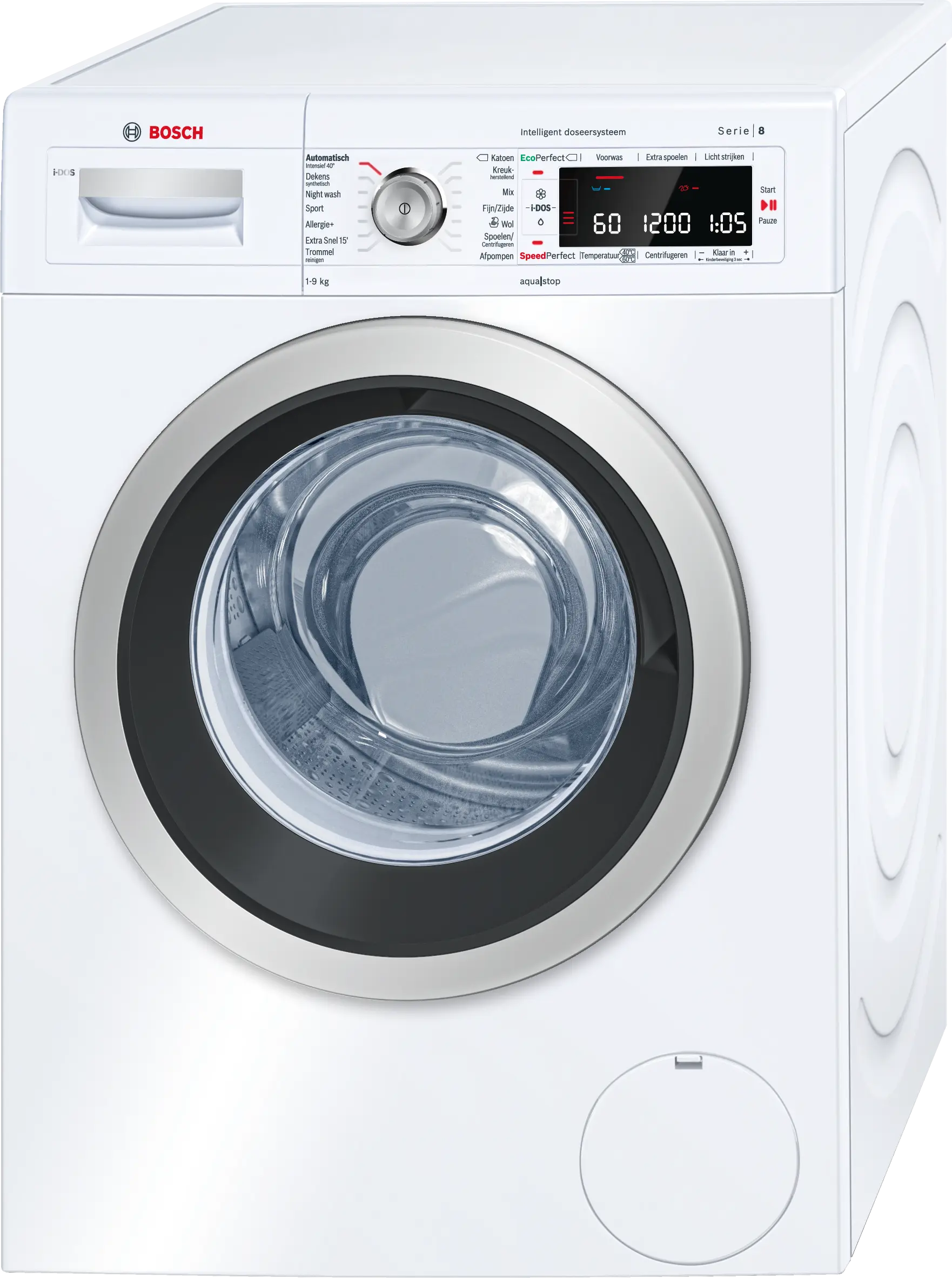 Bosch Serie 8 WAW32642NL wasmachine 9 kg 1600 toeren met i-DOS en EcoSilence Drive