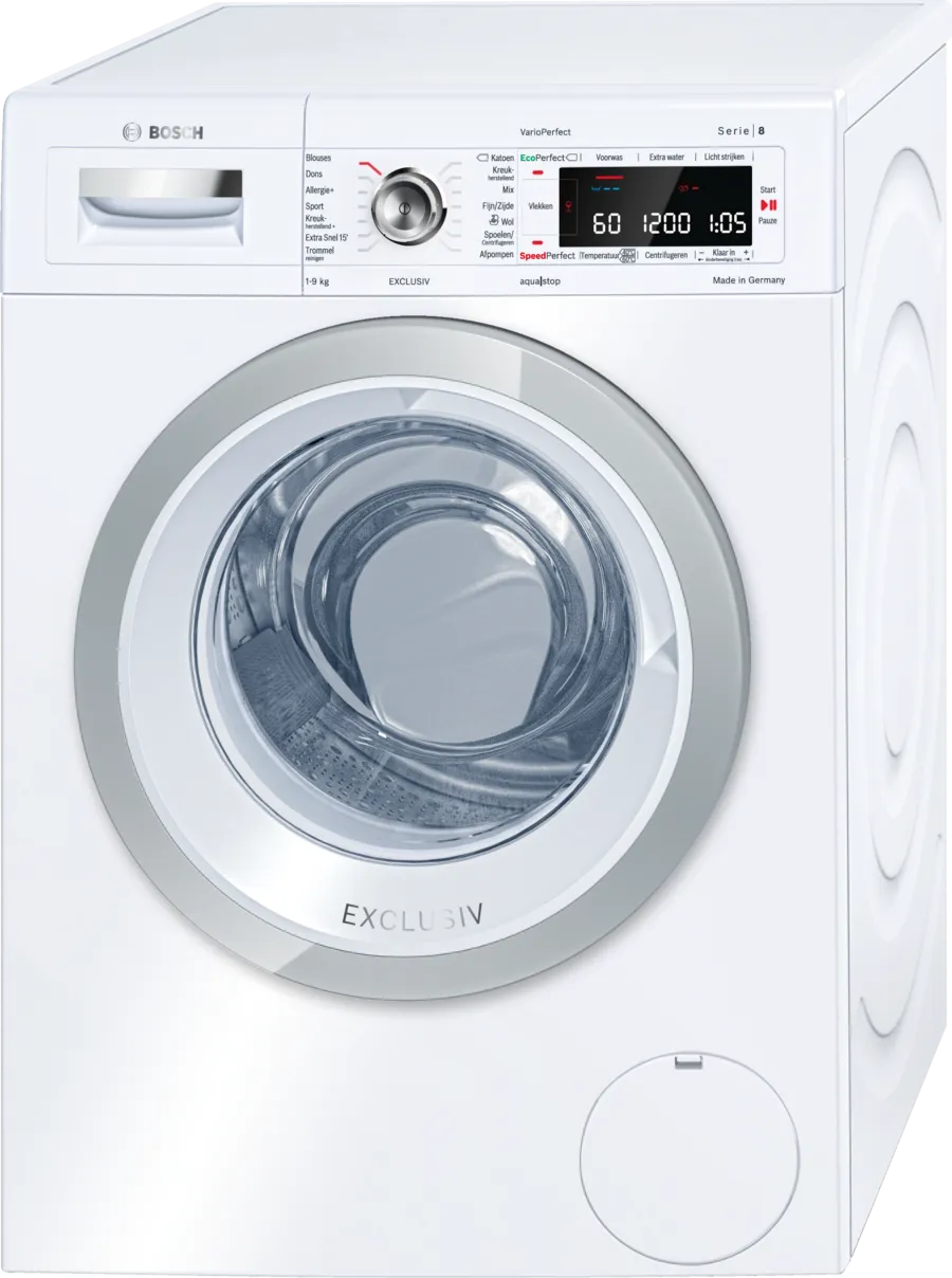 Bosch Serie 8 WAW32592NL wasmachine 9 kg 1600 toeren met EcoSilence Drive en SpeedPerfect