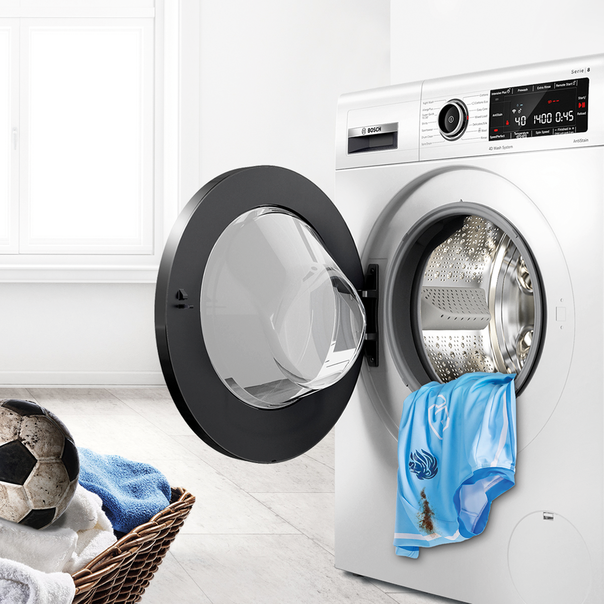 Bosch Serie 8 WAW32592NL wasmachine 9 kg 1600 toeren met EcoSilence Drive en SpeedPerfect