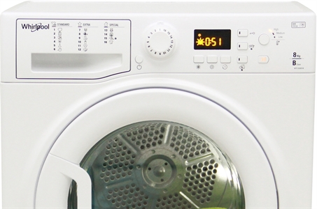 Whirlpool WTD 850B W EU witte condensdroger 8 kg met SenseInverter en vochtmeting