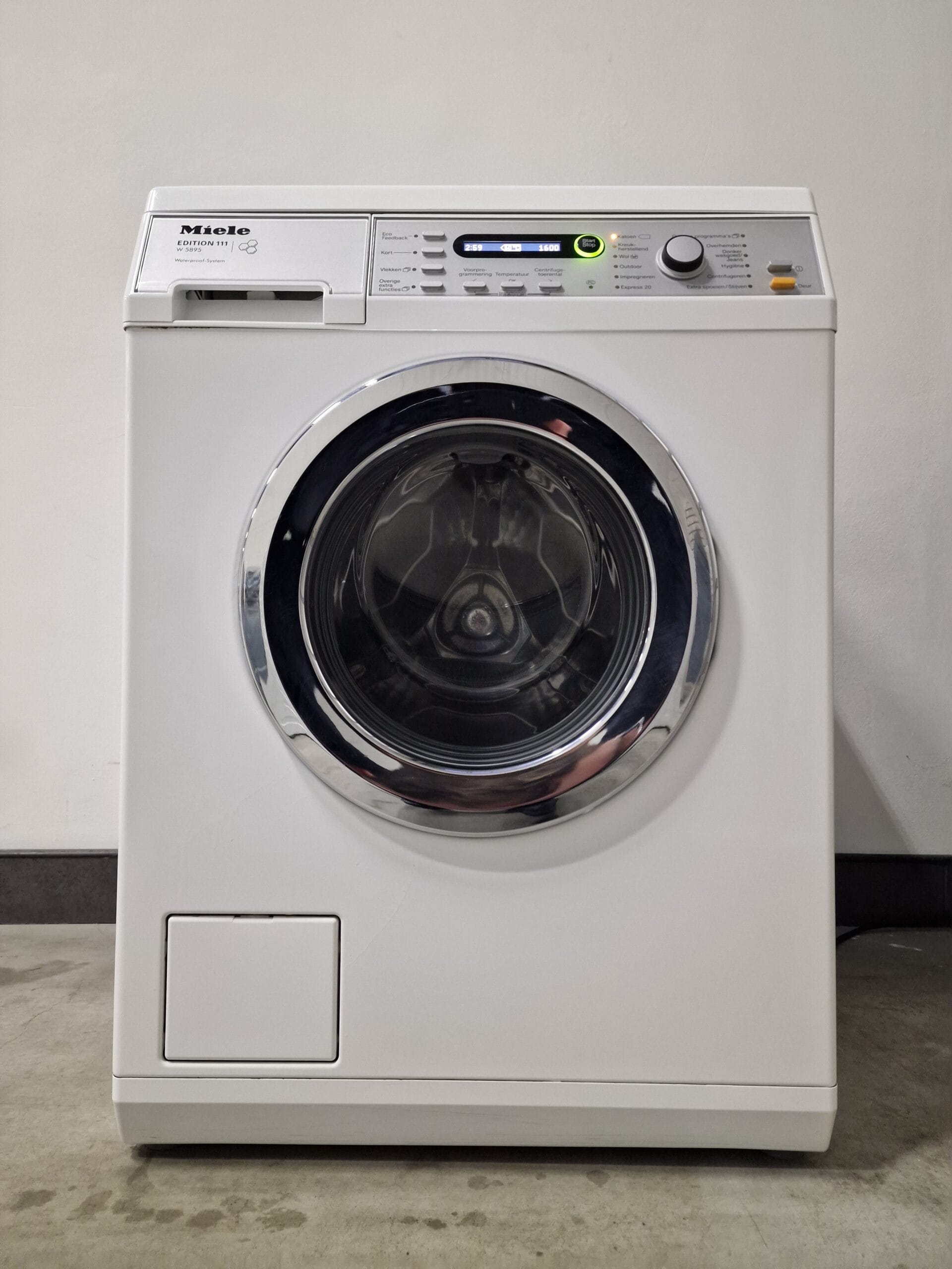 Miele W 5895 WPS Edition 111 witte wasmachine 8 kg 1600 toeren met Waterproof System