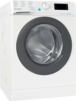 Indesit BWEBE 91485X WK N witte wasmachine met zwarte deur 9 kg 1400 toeren Push & Go