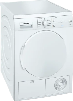 Siemens iQ300 WT44E177NL witte condensdroger 7 kg met autoDry en softDry-trommel