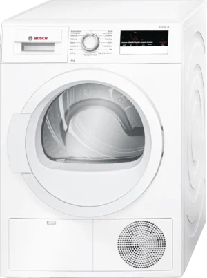 Bosch Serie 4 WTH85202NL witte warmtepompdroger 8 kg met AutoDry, EasyClean en SensitiveDrying